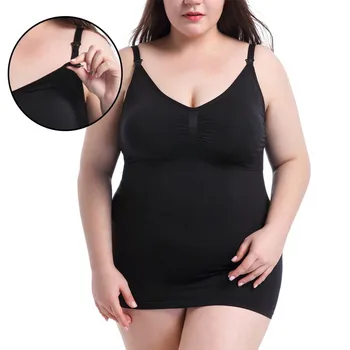 

Pregnancy Nursing Sleeveless Maternity Clothes Breastfeeding Nursing Tops Plus Size Pregnancy Tanks new