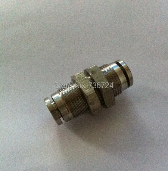 

10mm Stainless Steel 316 Push Connect bulkhead union pneumatic ftting