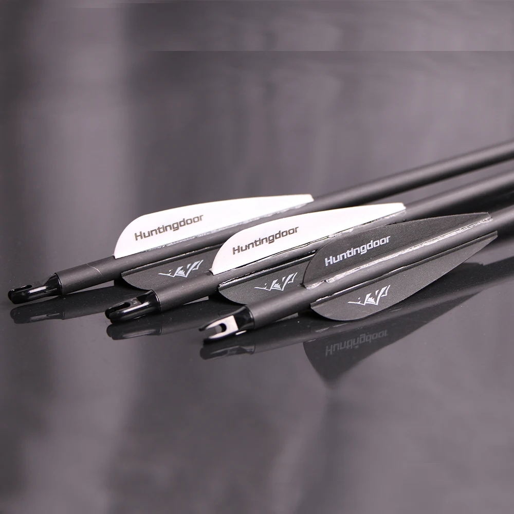 Free shipping 12 pc carbon arrow and 1pc arrow quiver 500 spine ID 6