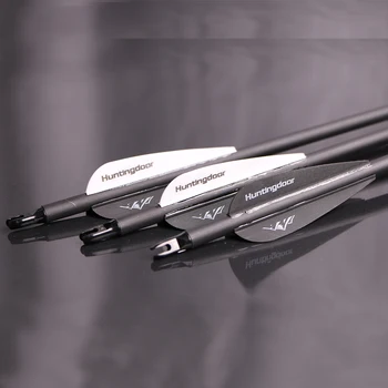 

Free shipping 12 pc carbon arrow and 1pc arrow quiver 500 spine ID 6.2mm Oxford arrow quiver length 33 inch