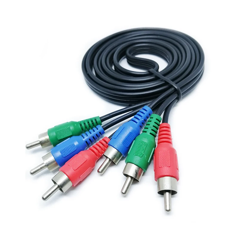 This cable is used to connect the component video output jacks of your DVD player to your TV or any other device that uses component video  (4)