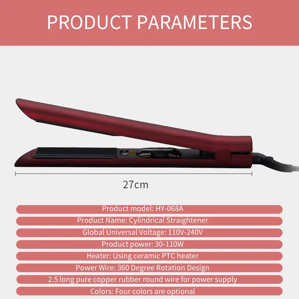 Professional Hair Straightener Ceramic Flat Iron For Hair Styling