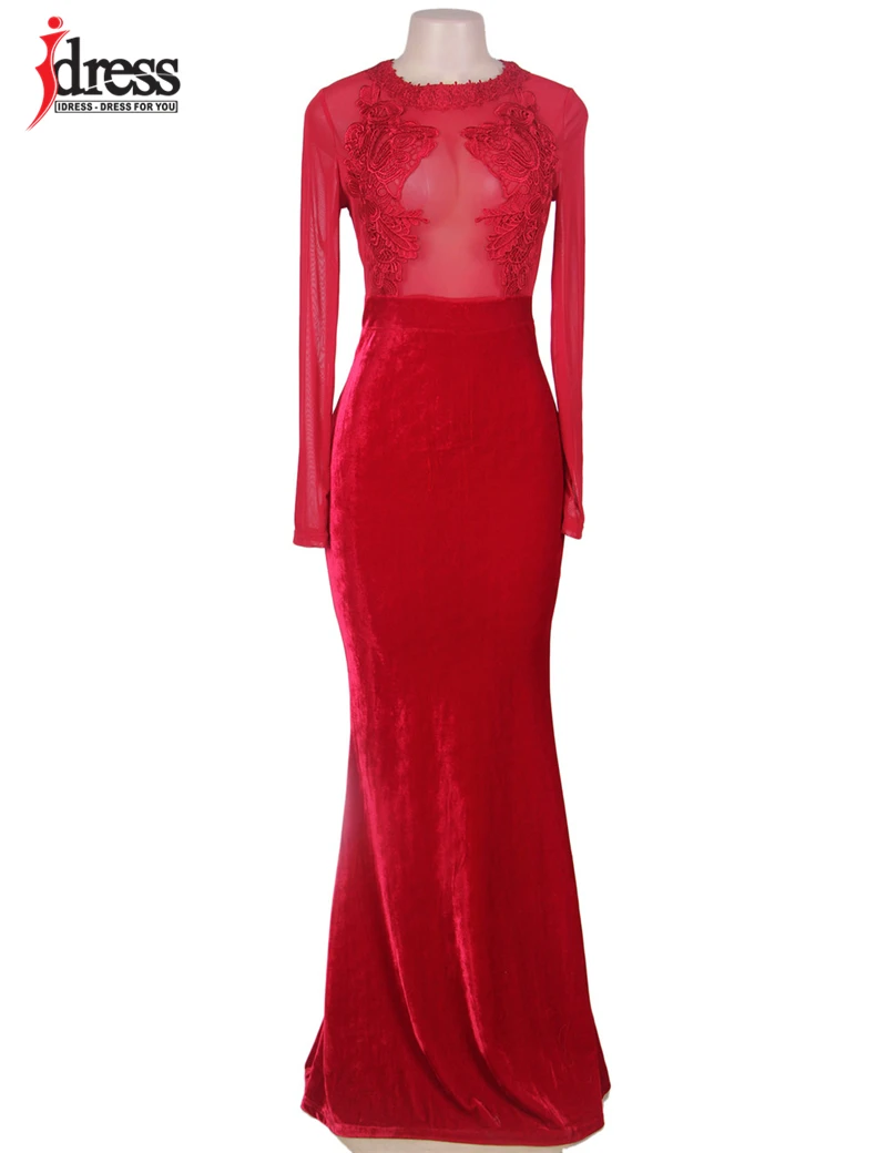 MAXI LONG DRESS VELVET (6)