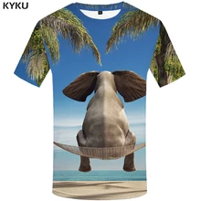 KYKU Elephant T-shirts Men Animal Tshirt Printed Tree T shirt 3d Ocean Tshirts Casual Harajuku Print Short Sleeve Printed Summer KYKU Elephant T-shirts Men Animal Tshirt Printed Tree T shirt 3d Ocean Tshirts Casual Harajuku Print Short Sleeve Printed Summer