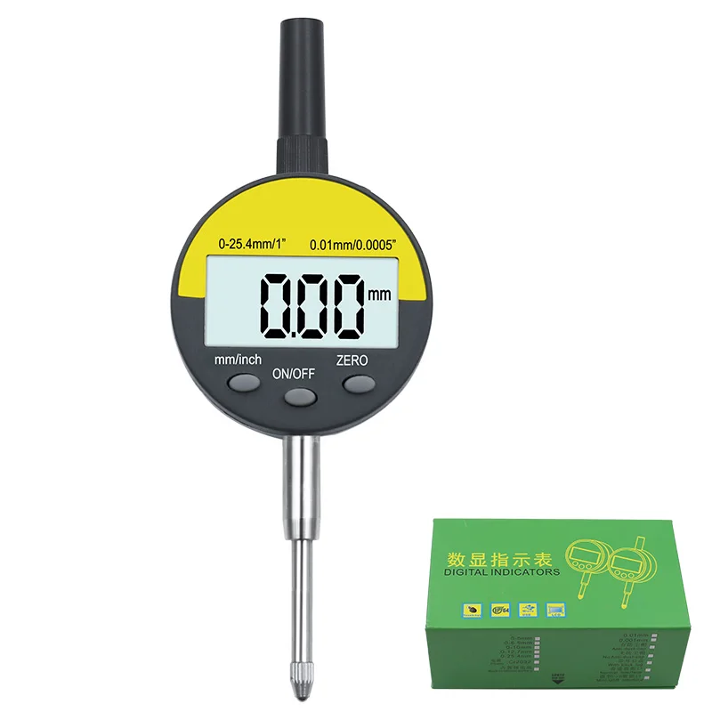0-25,4 мм цифровой циферблат индикатор набора тестовый индикатор измеритель Точность тест пыли прецизионный инструмент - Цвет: Зеленый
