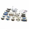 DB15 15 p Parallèle Port 15 Broches Mâle Femelle Fil À Souder Connecteur Socket Plug VGA Adaptateur Matel En Plastique Potection Shell couverture ► Photo 1/6