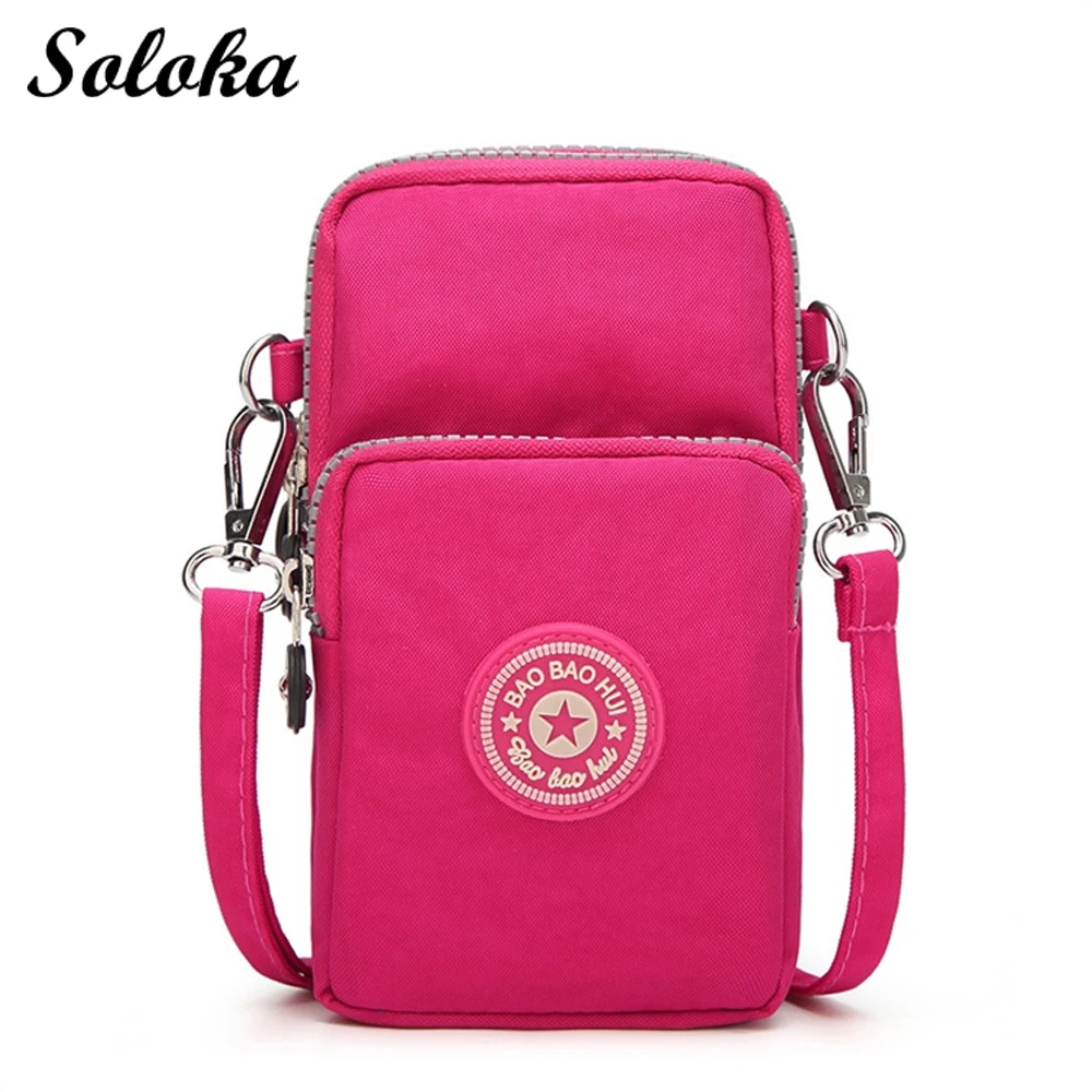Women RFID Touch Screen Phone Bag Crossbody Bags Handbag RFID Anti Theft Purse