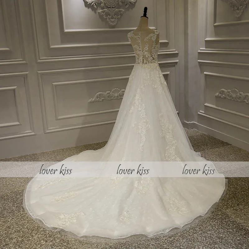 Lover Kiss Vestido De Noiva торжественное свадебное платье для невесты, летние Богемские свадебные одежды с бусинами, кружевное платье