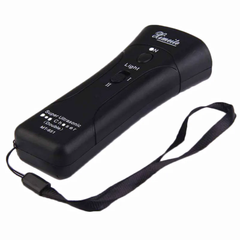 

New MT-651 Ultrasonic Dog Repeller with Infrared Laser Chaser Anti Barking Device for Dogs Repellent Bark Control LED Flashlight