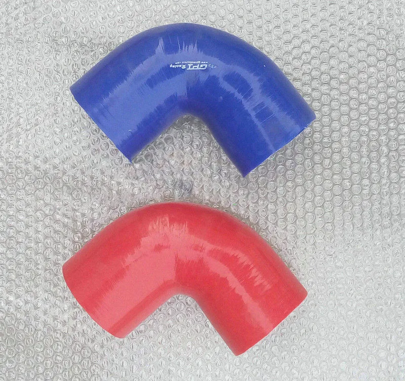 

Silicone 90 degree Elbow hose 3.5 inch 89mm Turbo INTERCOOLER /radiator PIPE RED