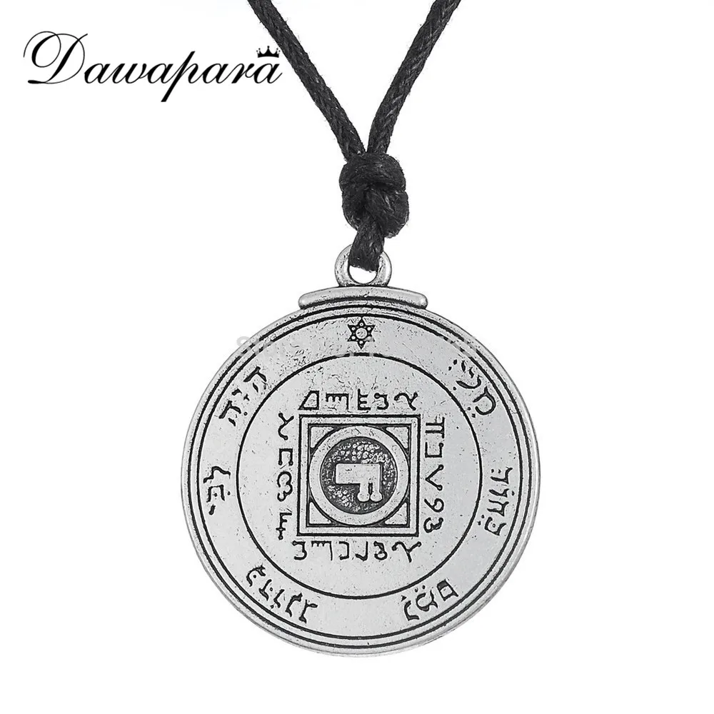 

Dawapara Key of Solomon Ultimate Love TALISMAN PENDANT circle necklace amulet wicca pewter Men Talisman Jewelry