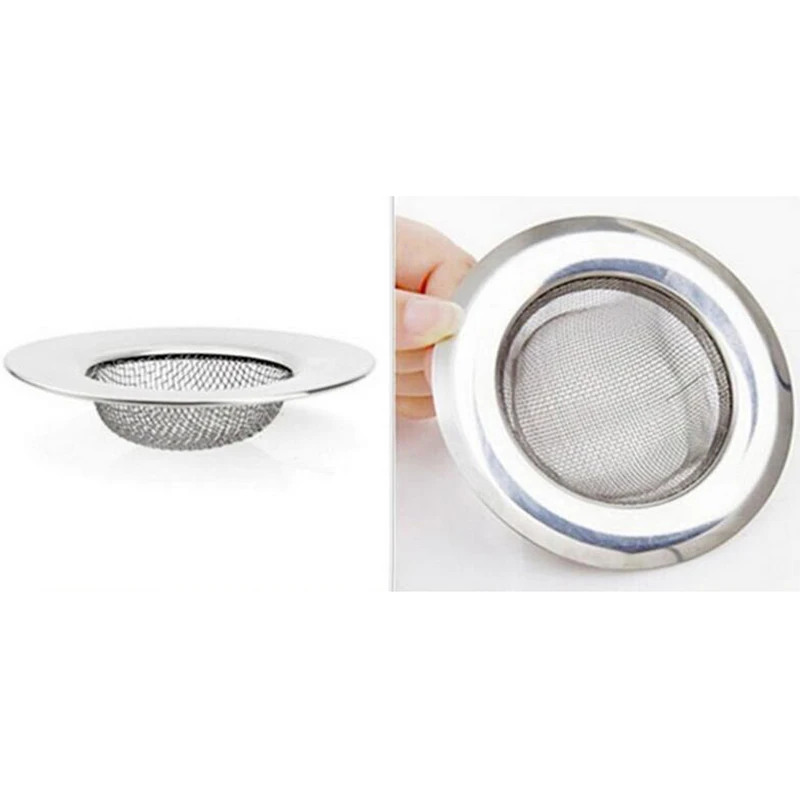 Three Size Stainless Steel Bathtub Hair Catcher Stopper Shower Drain Hole Filter Trap Metal Sink Strainer