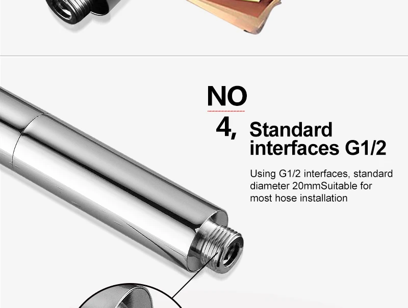 Switch with Hand Shower Nozzle Brass Pressure Rain & Pulse Spray Gun Round Detachable Washable Shower Head Without Drilling (16)