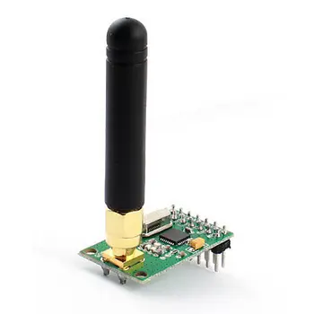 Nrf905 433/868/915 mhz無線トランシーバモジュール+アンテナ2.7から3.3ボルトグリーン