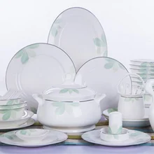 Модная посуда для дома 56 фарфоровый набор из… предметов набор посуды Европейский стиль посуда креативные комбинации посуды