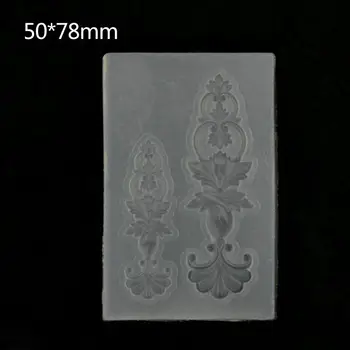 

Silicone Mold Floral Relief Epoxy Resin Crafts DIY Jewelry Making Tools Cake Home Decoration Mirror Vintage Exquisite Wings Feat