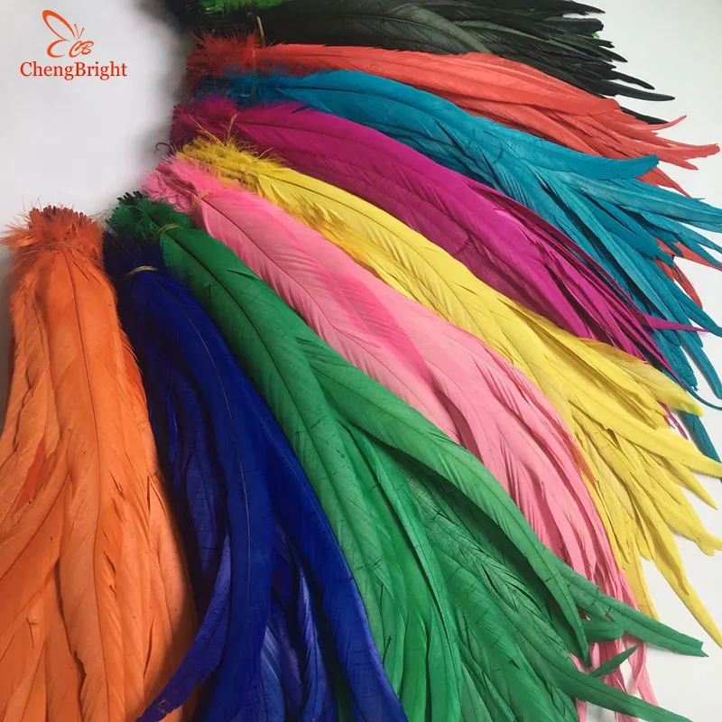 CHENGBRIGHT 50 шт 30-35 см натуральные петушиные перья красочные дешевые перья для украшения поделок Christma Diy перо фазана