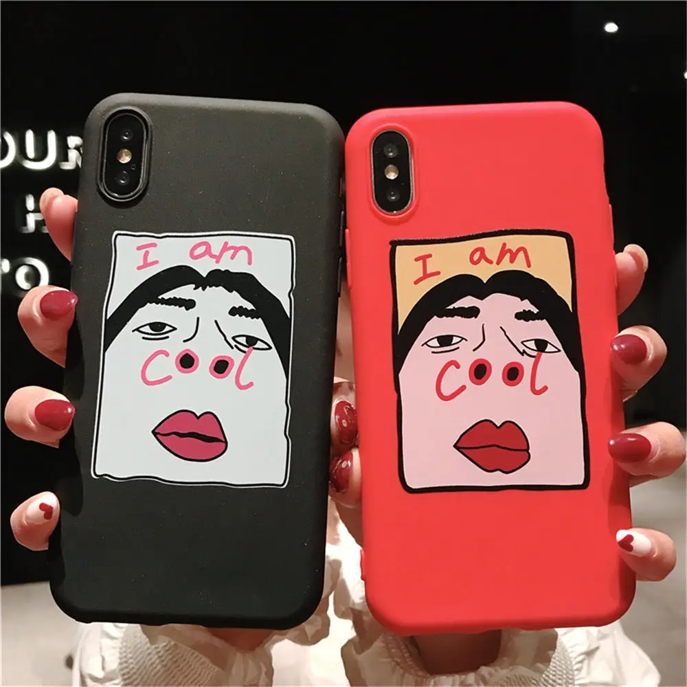 Силиконовый чехол Lovebay для телефона iPhone X, XR, XS, Max, 8, 7, 6, 6s Plus, 5S, SE, Забавный крутой узор, мягкая задняя крышка из ТПУ для iPhone 11 Pro