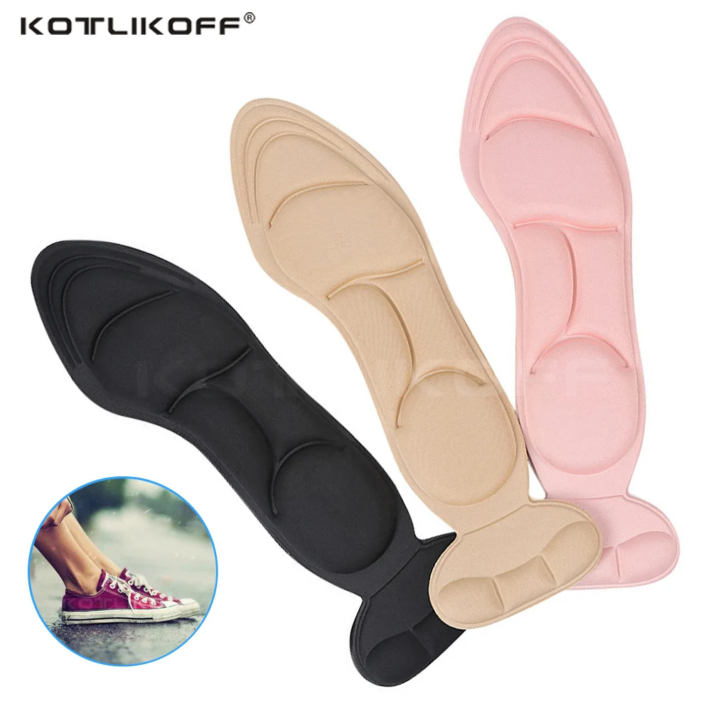 

KOTLIKOFF Insole Pad Inserts Heel Post Back Breathable Soft Anti-slip for High Heel Shoe Heel Protector Pain Relief Cushion Pad