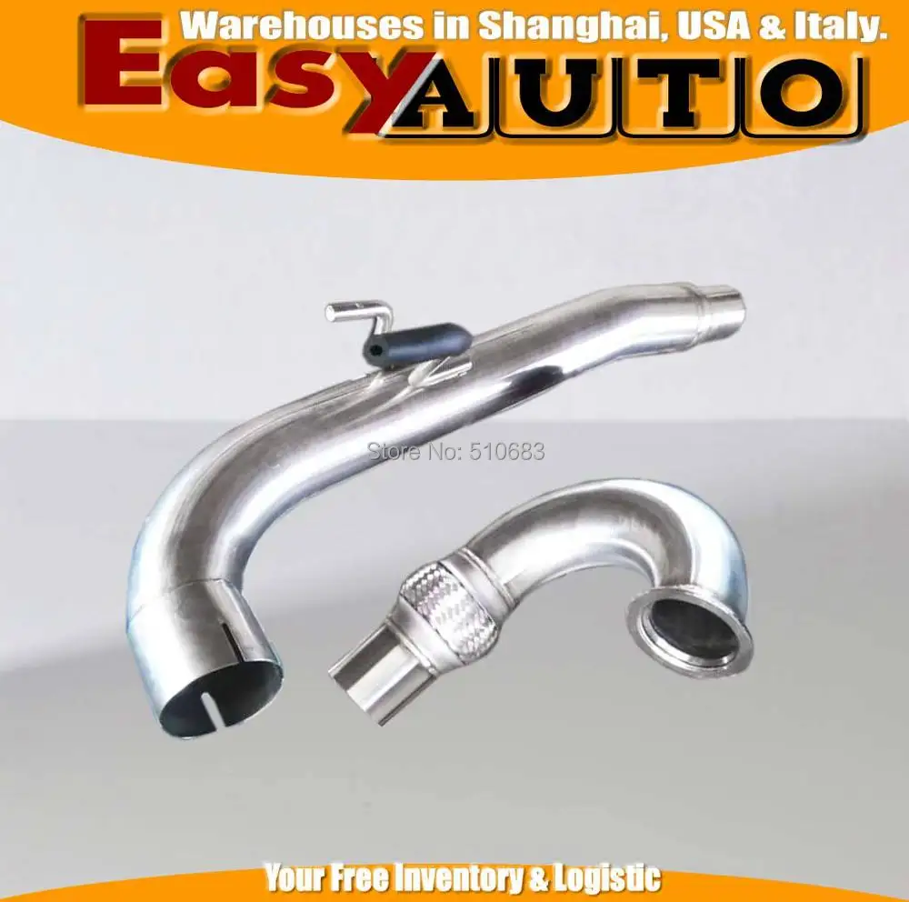 " Нержавеющая сталь турбо болт на нисходящей трубе комплект для 2012- V* W Golf 2,0 T MK7