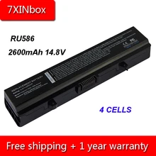 7 XINbox 2600 mAh 14.8 V Bateria Do Portátil Para Dell Insprion 1440 1525 1526 1545 1546 1750 K450N RN873 RU586 XR693 X284G J414N HP297