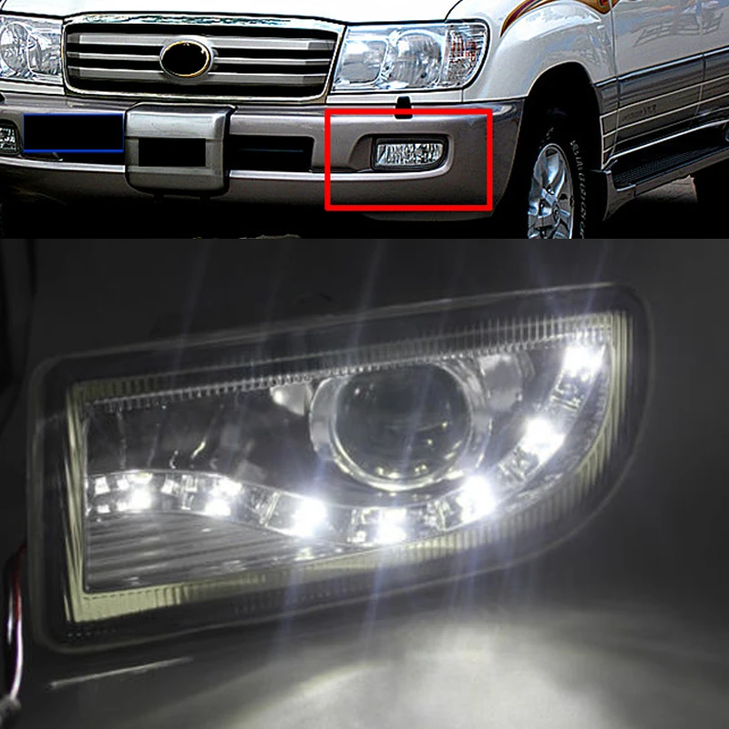 

1998-2007 Year FZJ100 UZJ100 LC100 4500 4700 Front Bumper Light With Fog Light