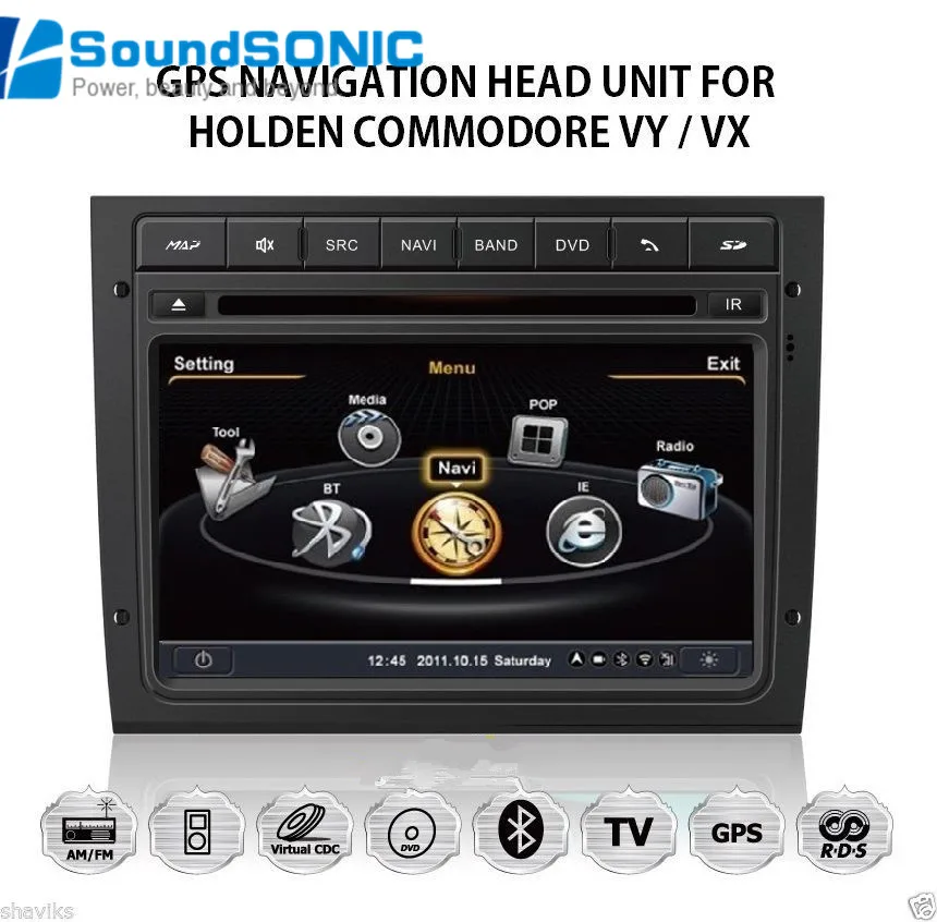 DVD GPS Navigation For Chevrolet Caprice Holden VZ Commodore SV6 S100