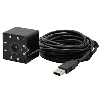 

Autofocus Industrial Webcam 5Megapixel 2592*1944 30 degree lens CMOS OV5640 USB Webcam Camera with White LED for Day and Night