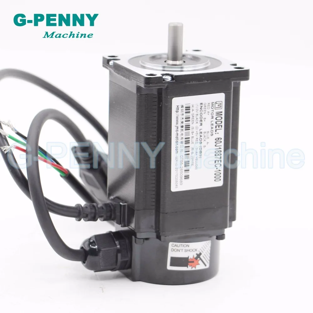 Шаговый двигатель с замкнутым контуром Nema24 3 0 Н · м 4 провода 428Oz in D = 8 мм Nema 24 60