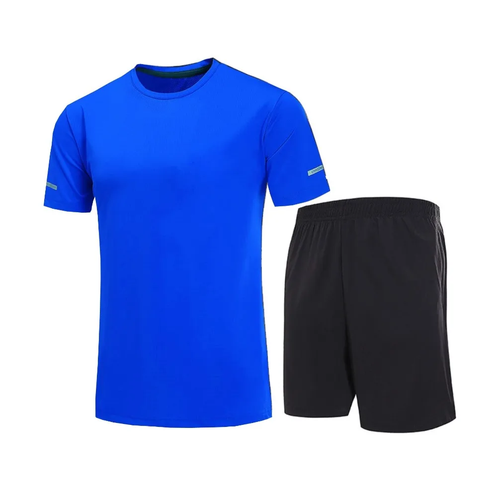 

Alharbi 2019 Spring Quick Dry Clothing Suits Sport Short Sleeve and Short for Men's