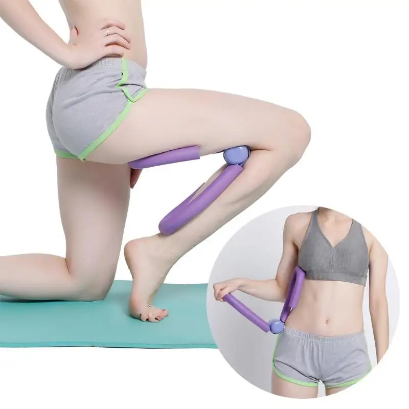 

2019 PVC Thighs Exercisers Leg Exercise Clip Fitness Muscle Training Body Strength Trainer Workout Machine Gym Sports Equipment