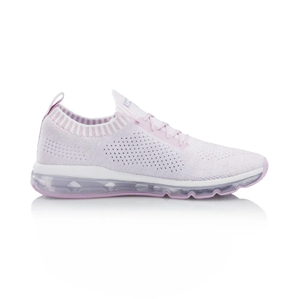 Li Ning/женская трикотажная обувь BUBBLE MAX для образа жизни Спортивная с подушками и