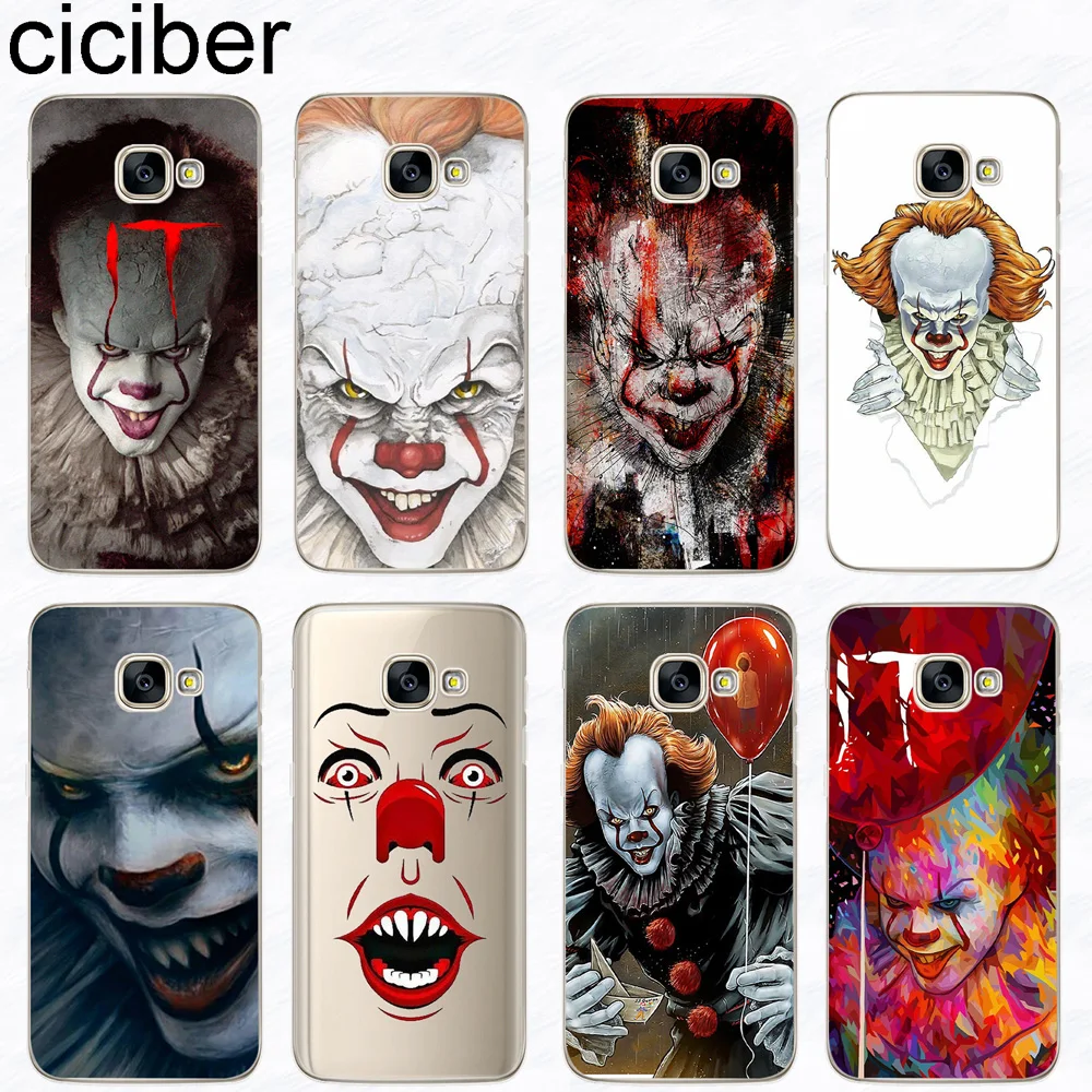 

ciciber Stephen King's It Phone Case for Samsung Galaxy A8 A9 A6S Plus 2018 PRO A5 2016 A3 A7 2017 Soft Silicone Cover Fundas