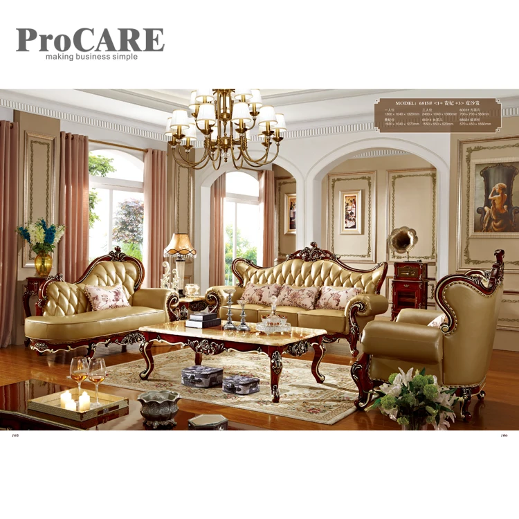 2018 Hot Curved Modern Leather Sofa Chinese 6815 Curved Modern Leather Sofa