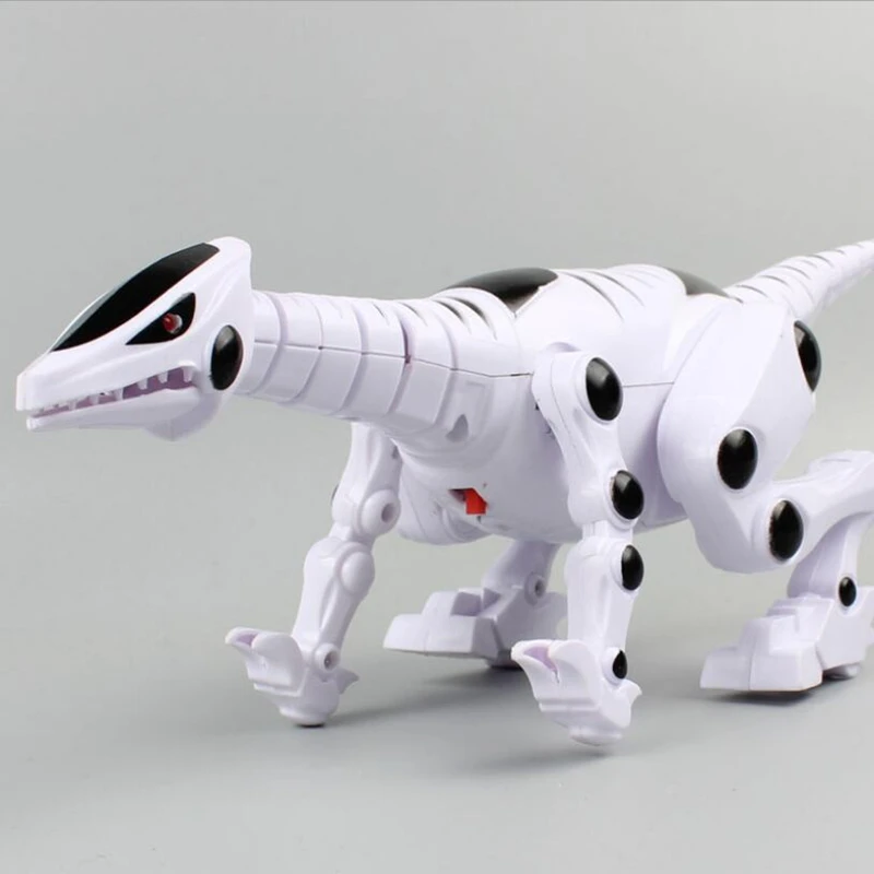 Горячий шагающий динозавр робот электронная модель питомца игрушка крутая Музыка Свет динозавр Робот игрушка для детей подарок на день рождения для мальчика и девочки