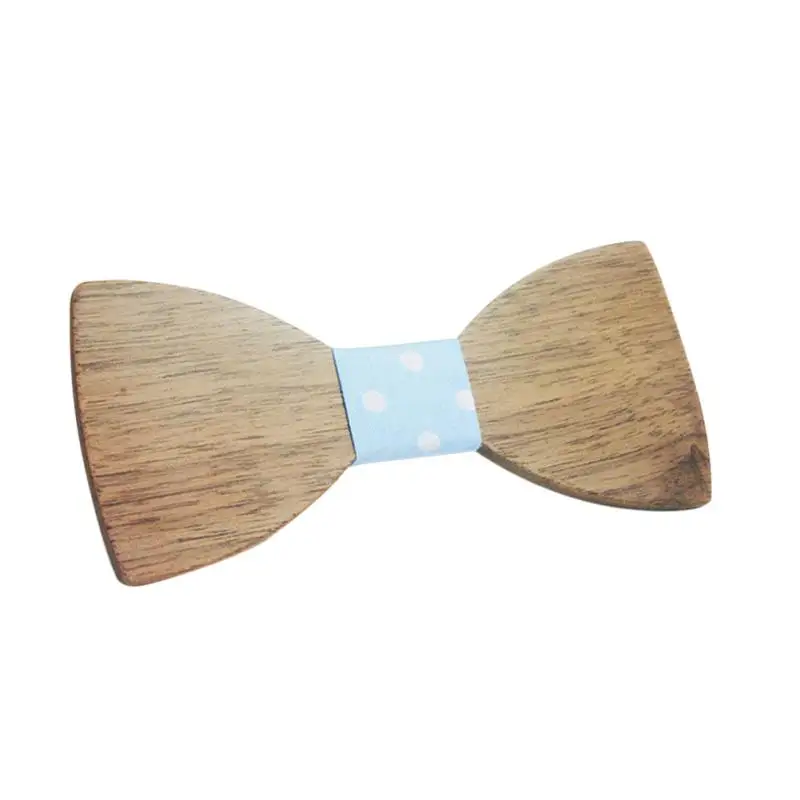 

Fashion Adult Wooden Bow Ties Butterfly Men Party Bowtie Costume Decor Bowtie D3