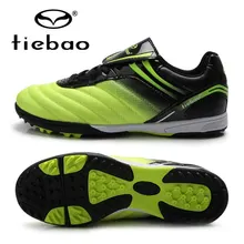 TIEBAO Professional Kids Children Sneakers Outdoor Sport Football Shoes TF Turf Rubber Soles Boys Girls Football