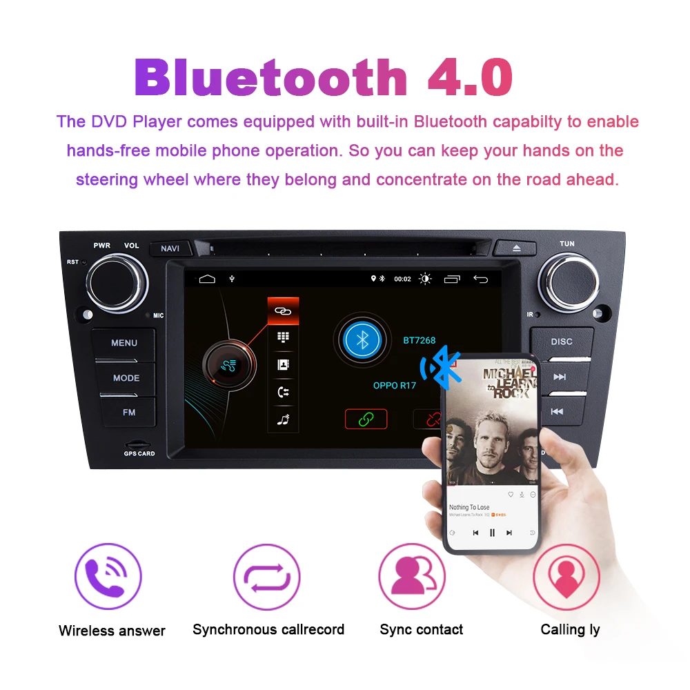 Sale Xonrich AutoRadio1 Din Android 9.0 Car DVD Player For 3 Series BMW E90/E91/E92/E93 Navigation Head Unit Audio Stereo Wifi 2+32GB 5 Sale Xonrich AutoRadio1 Din Android 9.0 Car DVD Player For 3 Series BMW E90/E91/E92/E93 Navigation Head Unit Audio Stereo Wifi 2+32GB 5