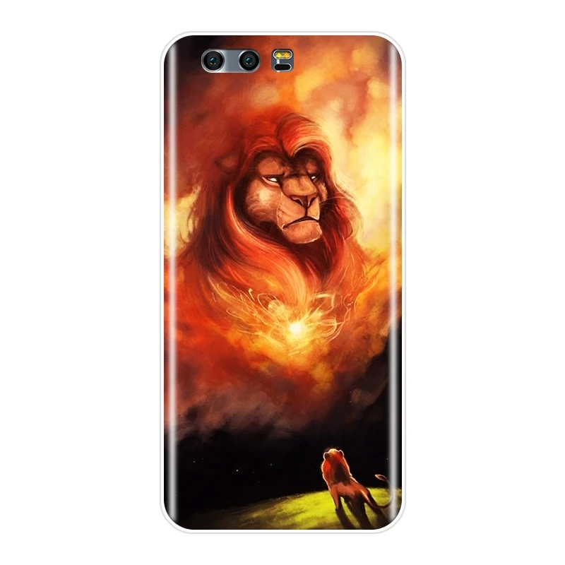 Чехол для телефона Huawei Honor 7 7S 7X 7A 7C Pro 10 9 8 8X MAX Lion King Мягкая силиконовая задняя