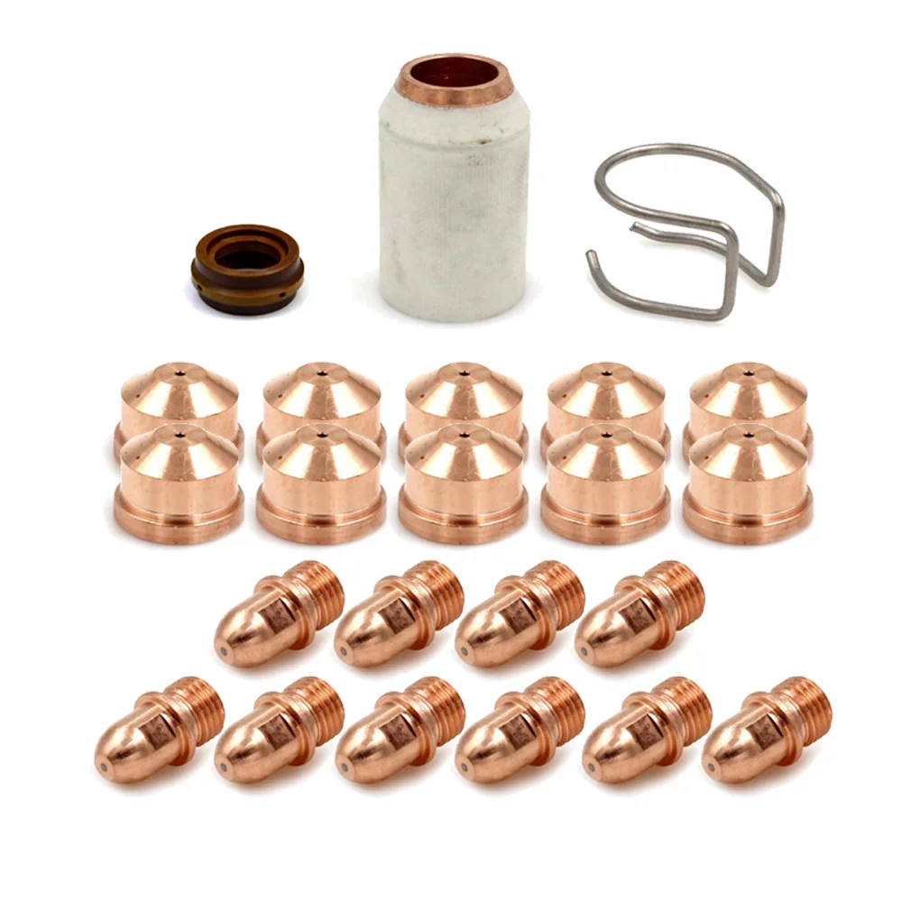 

Plasma Cutter Torch Electrode Tips Nozzle Gas Shield Kit Parts PD0101 PC0109
