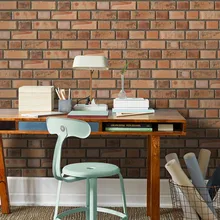 

3D Wall Sticker Self-adhesive Brick Pattern Wallpaper Waterproof And Moistureproof Room Decoration Not Fade Wall Decorations