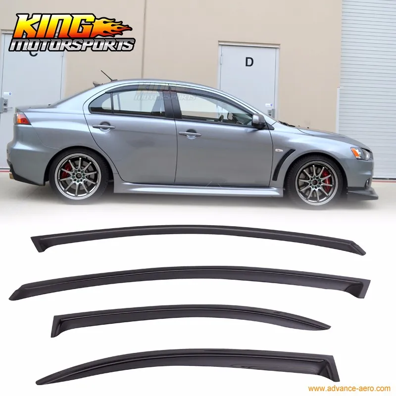 4Pcs//Set Window Visor Rain Deflector Smoke Tint for Nissan Altima 02 03 04 05 06