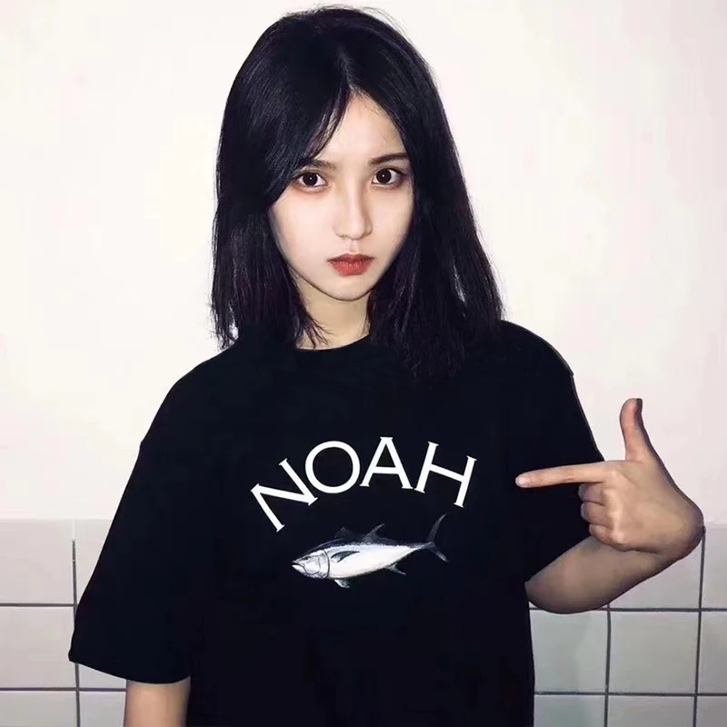 

2019ss NOAH T Shirt Men Women Streetwear Harajuku High Quality Stranger NOAH T-shirt Hip Hop Xxxtentacion Thanksgiving Tee