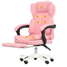 Компьютерное кресло плавный изгиб массажное кресло домашнее офисное кресло для руководителя толстое вращающееся сиденье высококачественное кожаное офисное кресло