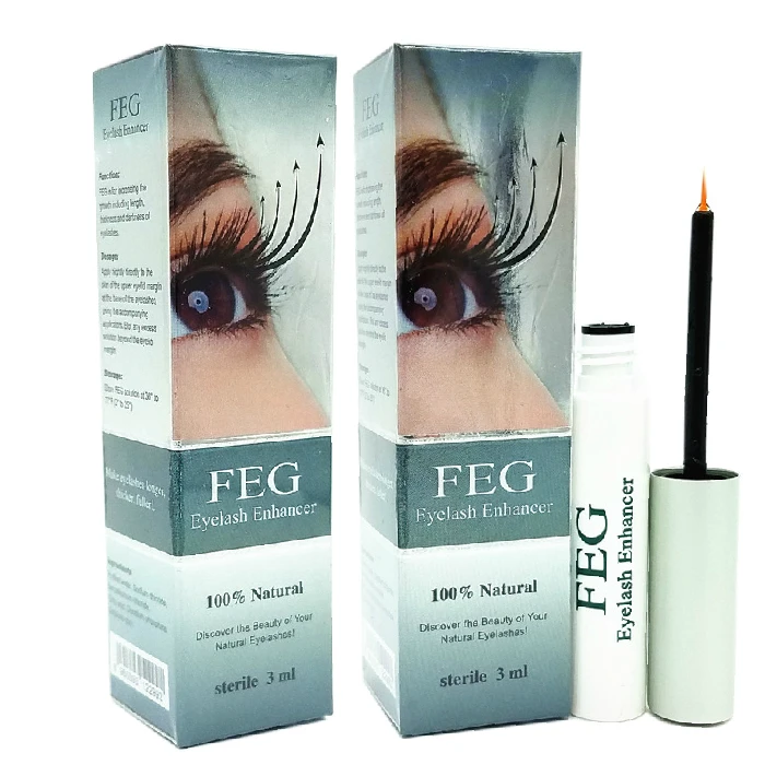 Kopen 2 stuks Originele FEG Wimper Enhancer Hologram Versie Snelle Groeien Wimper Serum Wimper Vloeistof \