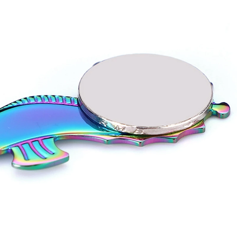 1Pcs Stainless Steel Cartoon Hippocampus Creative Milk Coffee Spoon Ice Cream Teaspoon Dessert Fruit Fork Dropping