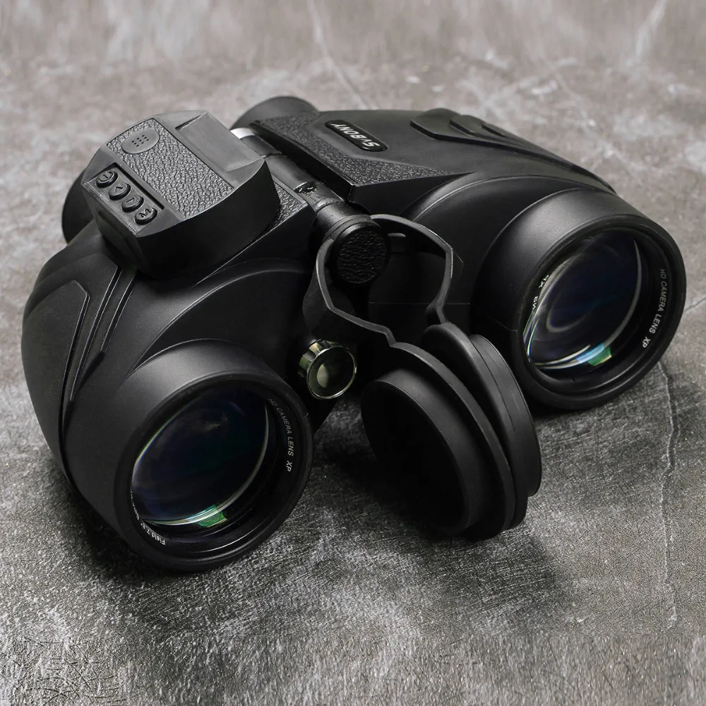 SVBONY العسكرية 7x50 مناظير بوصلة رقمية قوية شبكاني العائمة w/المدمج في عرض لركوب الزوارق البحرية والملاحة