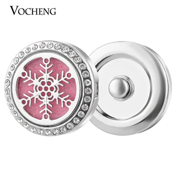 

Aromatherapy Perfume Locket Vocheng Ginger Snap button 18mm Essential Oil Diffuser with Crystal Vn-1693