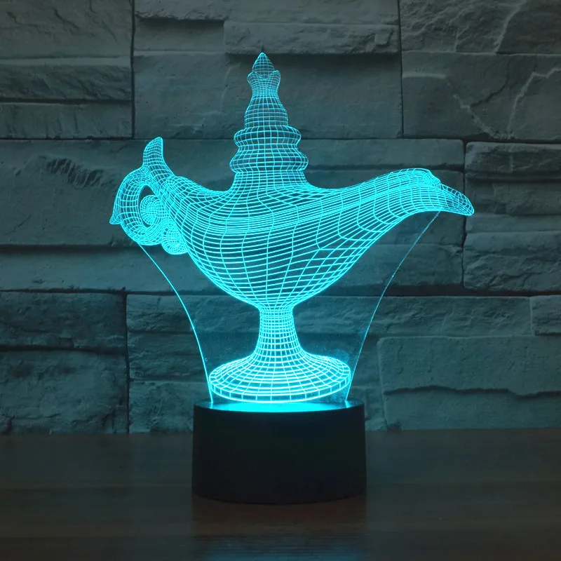 Novelty Aladdin Magic Lamp 3d Night Light Color Changeable Nightlight For Bedroom Atmosphere Lamps Home Decor Lighting Lampara 3d Night Light Night Light3d Night Aliexpress Novelty Aladdin Magic Lamp 3d Night Light Color Changeable Nightlight For Bedroom Atmosphere Lamps Home Decor Lighting Lampara 3d Night Light Night Light3d Night Aliexpress