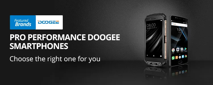 Featured Brands | Doogee: Pro performance Doogee smartphones.